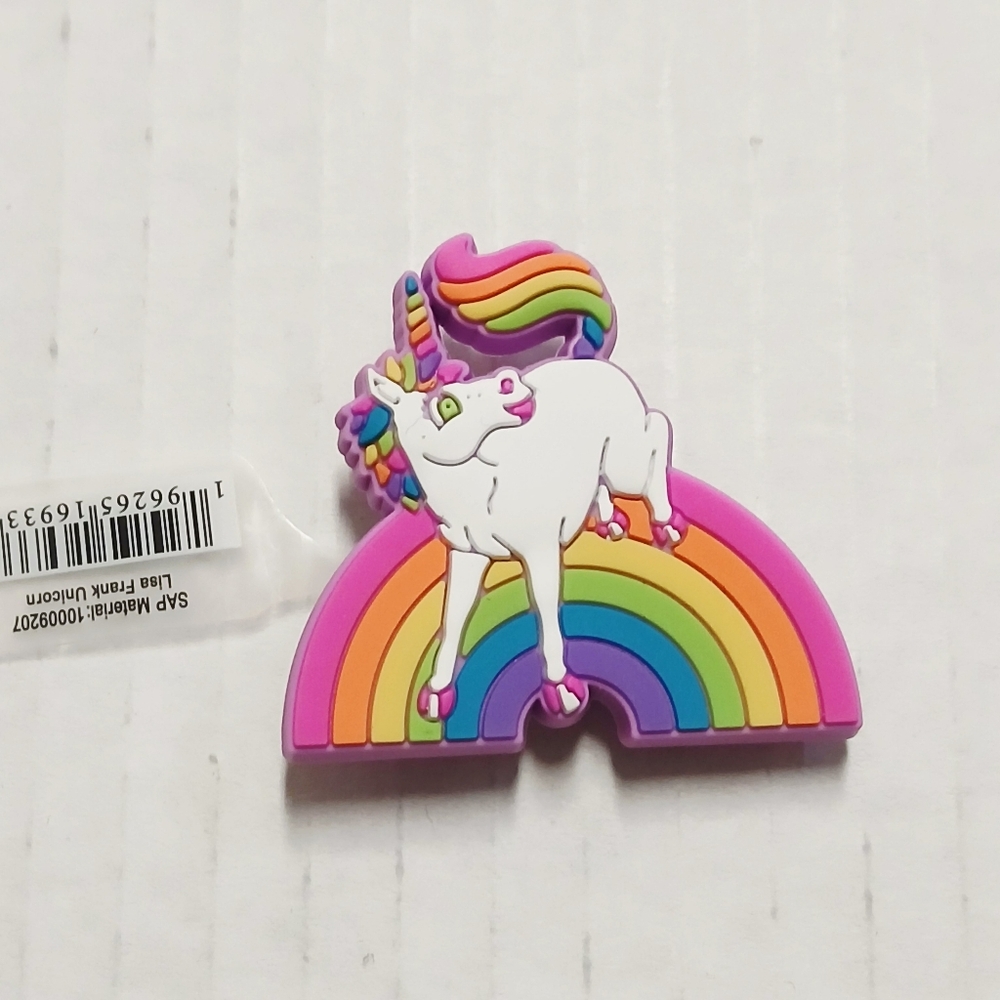Lisa Frank × Crocs Unicorn Jibbitz